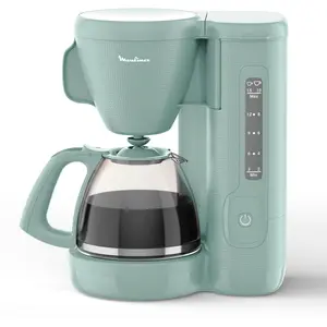 Moulinex Filterkaffeemaschine, Wassertank vorne, 1,25 l, Permanentfilt...
