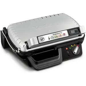Tefal GC461B Kontaktgrill, Kontaktgrill, Schwarz, Grau