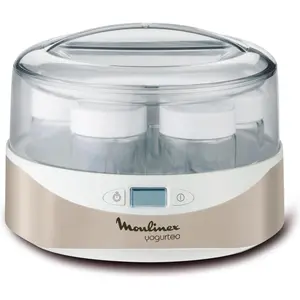 Moulinex Yogurteo Yogurt- und Eismaschine (YG231E), Fun Kitchen, Silber günstig