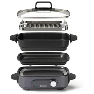 Cuisinart Cook In, 4,7 l, 400 W, Schwarz, 90 - 220 °C, Drehregler, 430 mm günstig