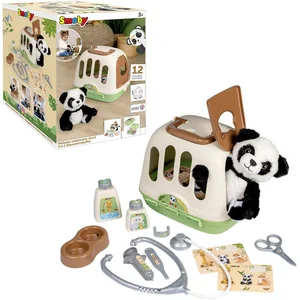 Smoby Spielzeug-Arztkoffer Tierarzt-Spielset im Koffer + Panda, Made i...