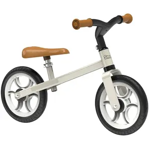 Smoby Kinder-Laufrad First Bike Braun/Grau/Schwarz
