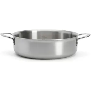 Debuyer Niederer Bratentopf Alchimy 28 cm, Pfanne + Kochtopf, Grau, Silber günstig