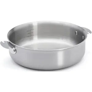 de Buyer Gerade Sauteuse Alchimy Loqy ø24, Pfanne + Kochtopf, Silber günstig