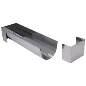 Form Dachrinne rund Edelstahl De Buyer 30 x 7,5 x 6,5 cm 30x7,5x6,5 cm