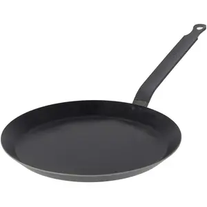 de Buyer Force Blue Crepes Pfanne, Pfanne + Kochtopf, Schwarz