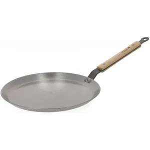 de Buyer Mineral B Bois Crêpe Pfanne, Pfanne + Kochtopf, Silber