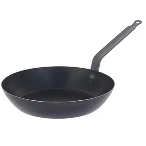 De Buyer Coupe Lyonnaise Bratpfanne Blau Metall, schwarz, Diamètre 26