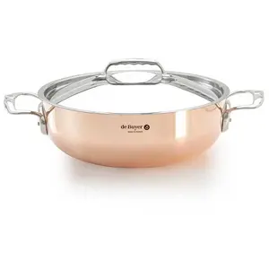 De Buyer Stahl Prima Matera Kupfer-/gewölbter Stieltopf 28 Cm günstig