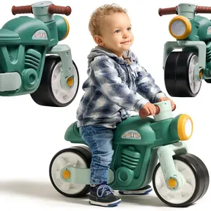 Falk Je dzik, grünes Retro-Design, Laufrad, leise Räder, für Kinder im...