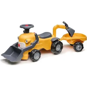 FALK Lauflernwagen Bagger Marcel mit Anhänger
