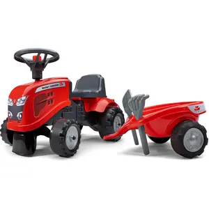 Falk Massey Ferguson Traktor mit Anhänger