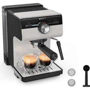 Krups Authentic XP381B, Espressomaschine, 2 l, Gemahlener Kaffee, Schw...