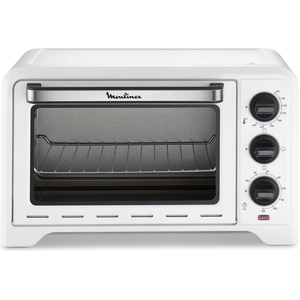 Moulinex OX441110, 19 l, Weiß, Drehregler, 740 W, Mechanisch, 1380 W