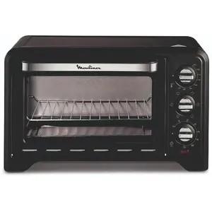 Moulinex Optimo, 19 l, Schwarz, Drehregler, 740 W, 1380 W, 245 mm