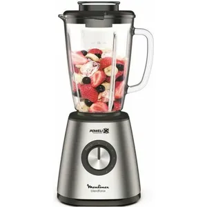 Moulinex LM439D10, Tischplatten-Mixer, 1,25 l, Pulsfunktion, Eis-Crush...