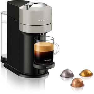 NESPRESSO VERTUO Next | Kaffeekapselmaschine von Krups | Hellgrau