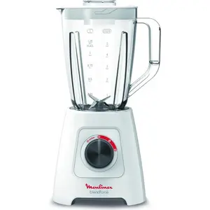 Moulinex LM420110, Tischplatten-Mixer, 2 l, Eis-Crusher, 600 W, Weiß