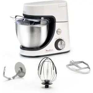 Moulinex QA510110, 4,6 l, Weiß, Drehregler, 1,8 kg, 0,8 kg, Edelstahl