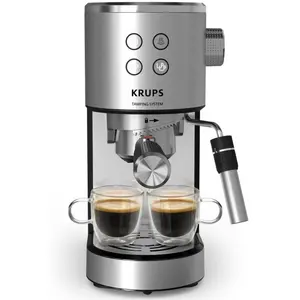 Manuelle Espressomaschine, Krups Virtuoso+ XP499EE0, 1350 W, 15 bar, 1...