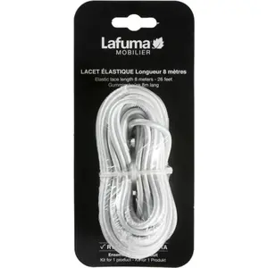 Lafuma "Lafuma 1x Schnüre 8m für Relaxsessel Sonnenliege Gummiband weiss" günstig