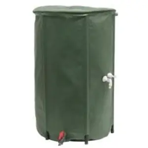 EDA, Regentonne + Erdtanks, Regentonne RÉCUP'O, Durchmesser: 600 mm, grün, 250 Liter Bausatz, flexibel und faltbar, UV-beständi (250 l) günstig
