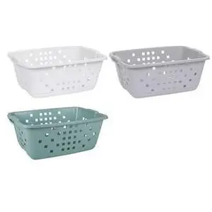 Electrodepot EDA, Wäschekorb, Wäschekorb PRIMA, 45 Liter, PP, eukalyptus grün Masse: (B)620 x (T)444 x (H)248 mm (45 l) günstig