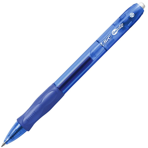 Schachtel mit 12 Kugelschreibern BIC Gelocity Blau TU