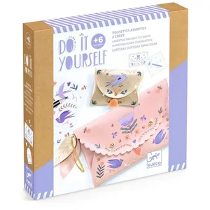 DJECO Kreativset DIY Bastelset Handtäschchen und Geldbörse Fashionista