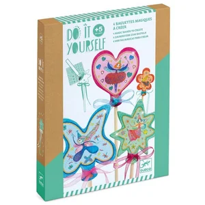 DJECO Kreativset DIY: Zauberstab Kleine Feen Bastelset DJ07950