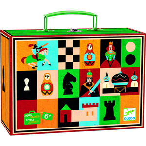 Schach und Dame   Klassisches Spiel für Kinder