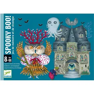 Djeco Kartenspiel Spooky Boo ! (mult) (Deutsch, Englisch, Französisch, Italienisch, 2 - 4 Spieler)