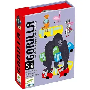 Djeco Kartenspiel Gorilla (mult) (Deutsch, Englisch, Französisch, Italienisch, 3 - 5 Spieler)