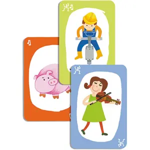 Djeco Kartenspiel Pouet! Pouet! (mult) (Deutsch, Englisch, Französisch, Italienisch, 2 - 4 Spieler)