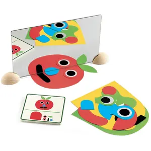 Djeco Ze Mirror Gesichter (Deutsch, Französisch, Italienisch)