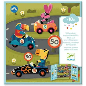 Djeco, Sticker, Stickerbilder Auto