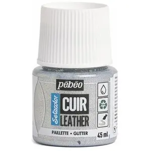 Pebeo, Künstlerfarbe + Bastelfarbe, SetaCuir Lederfarben (45 ml)