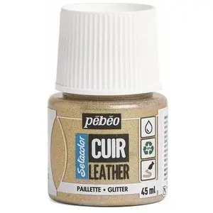 Pebeo, Künstlerfarbe + Bastelfarbe, SetaCuir Lederfarben (45 ml)