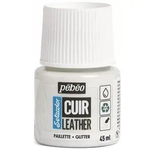 Pebeo, Künstlerfarbe + Bastelfarbe, SetaCuir Lederfarben (45 ml)