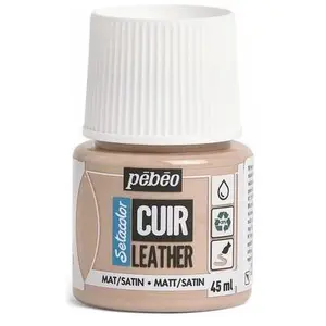 Pebeo, Künstlerfarbe + Bastelfarbe, SetaCuir Lederfarben (45 ml)