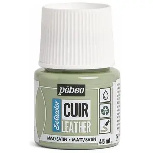 Pebeo, Künstlerfarbe + Bastelfarbe, SetaCuir Lederfarben (45 ml)