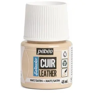 Pebeo, Künstlerfarbe + Bastelfarbe, SetaCuir Lederfarben (45 ml)