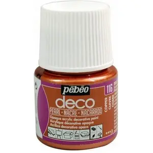 Pebeo, Künstlerfarbe + Bastelfarbe, Deco Perlmutt Acrylfarben (45 ml)