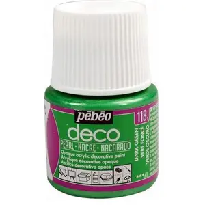 Pebeo, Künstlerfarbe + Bastelfarbe, Deco Perlmutt Acrylfarben (45 ml)