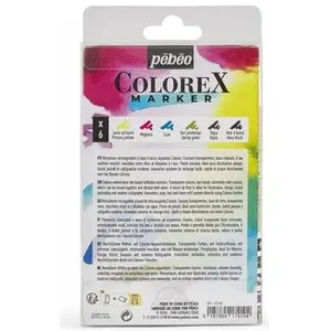 Pebeo, Künstlerfarbe + Bastelfarbe, Colorex Wassertinte