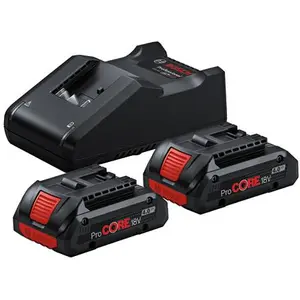 Bosch Starter-Set 2 x ProCORE18V 4.0Ah + GAL 18V-40 günstig