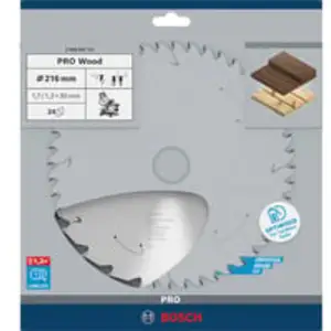 PRO Wood cordless Kreissägeblatt, Ø 216mm, 24Z
