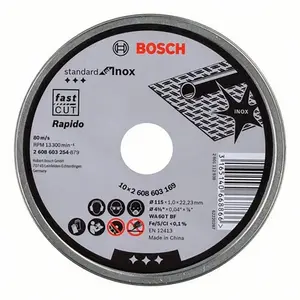 Bosch Accesorios 2608603254 Trennscheibe Für Metall 10x115.1 Mm günstig