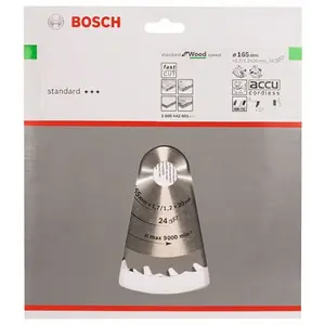 Bosch Accesorios Se Wo H 165x20-24 Kreissägeblatt Für Holz günstig