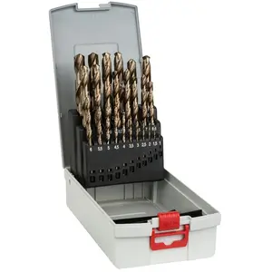 Bosch Accesorios Metallbohrer-set Hss-co Mit Box 1/0-13/0 Mm 25 Stücke günstig
